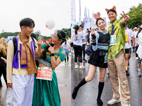 11일 서울 여의도공원 문화의마당 일원에서는 '디즈니런 서울 2025'(Disney Run 2025) 행사가 열렸다.&nbsp;사진=월트디즈니컴퍼니 코리아