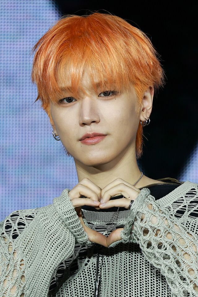 그룹 보이넥스트도어(BOYNEXTDOOR) 리우가 20일 오후 2시 서울 강서구 KBS아레나에서 진행된 미니 5집 ‘디 액션(The Action)’ 발매 기념 쇼케이스에서 포즈를 취하고 있다. 사진=김규빈 기자