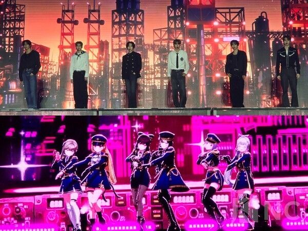 On the 18th, the first day of MBC’s “Virtual Live Festival with Coupang Play” (VLF) was held at Sangam Culture Square in Mapo-gu, Seoul.