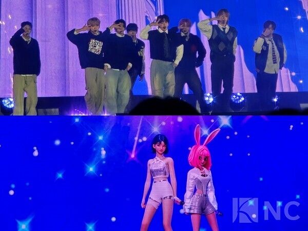 지난 19일 서울 마포구 상암문화광장에서는 MBC '버추얼라이브 페스티벌 with 쿠팡플레이'(VLF) 2일차 공연이 펼쳐졌다.