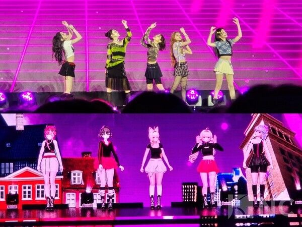 지난 19일 서울 마포구 상암문화광장에서는 MBC '버추얼라이브 페스티벌 with 쿠팡플레이'(VLF) 2일차 공연이 펼쳐졌다.