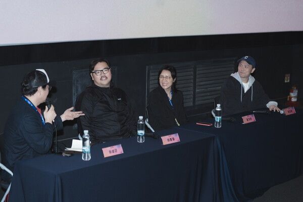 제 21회 미쟝센단편영화제 '극장의 시간들' 창작자토크. 사진=티캐스트 씨네큐브