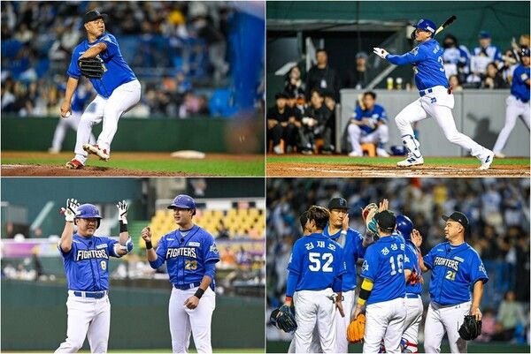 최근 동의과학대와 맞붙은 불꽃 파이터즈의 경기 장면. 사진=스튜디오C1