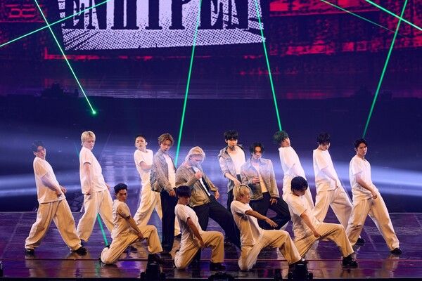 26일 서울 송파구 올림픽공원 KSPO DOME에서는 엔하이픈 월드투어 'WALK THE LINE' : FINAL(워크 더 라인 : 파이널) 3회차 공연이 열렸다.&nbsp;사진=빌리프랩