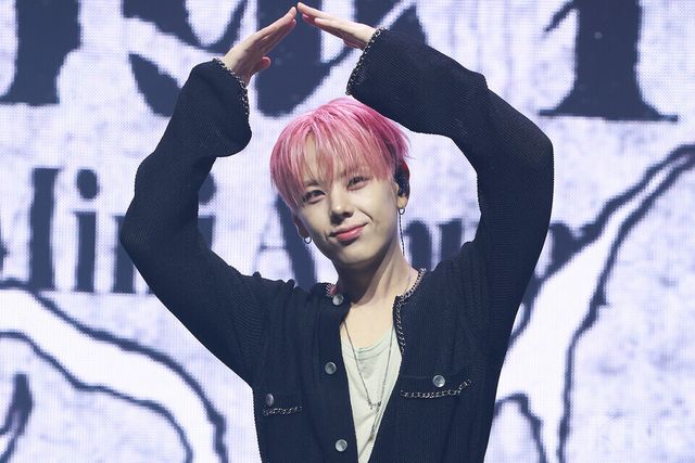 그룹 위아이(WEi) 장대현이 29일 오후 2시 서울 광진구 예스24라이브홀에서 진행된 미니 8집 ‘원더랜드(Wonderland)’ 발매 기념 쇼케이스에 참석했다. 사진=김규빈 기자