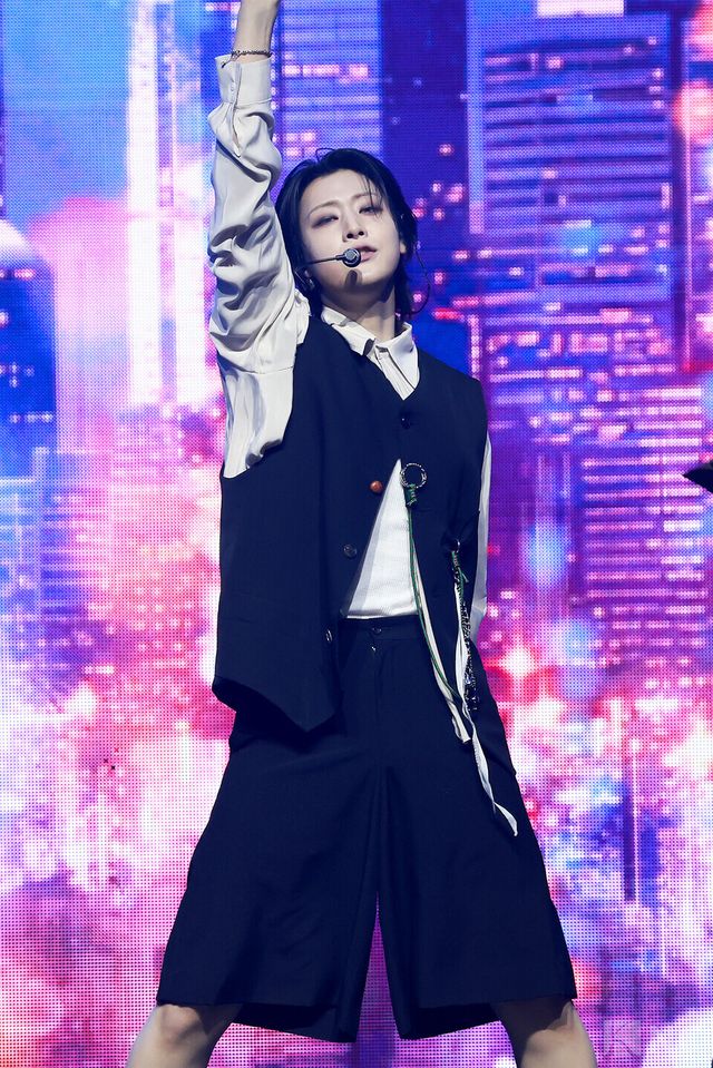 그룹 위아이(WEi) 유용하가 29일 오후 2시 서울 광진구 예스24라이브홀에서 진행된 미니 8집 ‘원더랜드(Wonderland)’ 발매 기념 쇼케이스에 참석했다. 사진=김규빈 기자