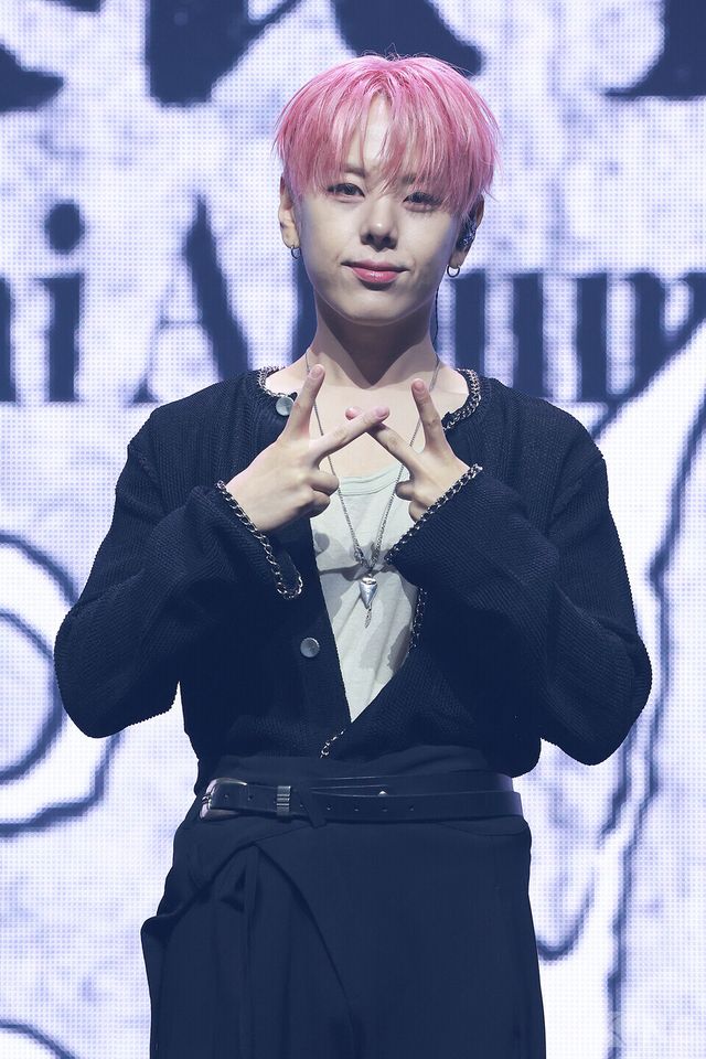 그룹 위아이(WEi) 장대현이 29일 오후 2시 서울 광진구 예스24라이브홀에서 진행된 미니 8집 ‘원더랜드(Wonderland)’ 발매 기념 쇼케이스에 참석했다. 사진=김규빈 기자