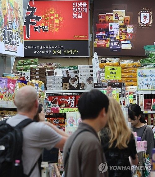 울 명동 한 K-푸드 전문점 모습. 사진=연합뉴스