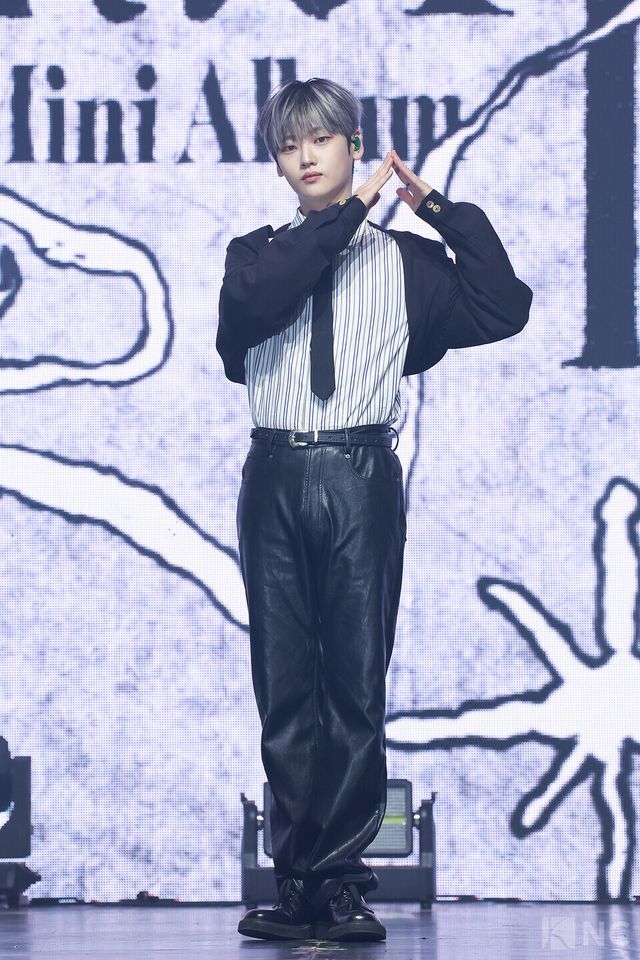 그룹 위아이(WEi) 강석화가 29일 오후 2시 서울 광진구 예스24라이브홀에서 진행된 미니 8집 ‘원더랜드(Wonderland)’ 발매 기념 쇼케이스에 참석했다. 사진=김규빈 기자