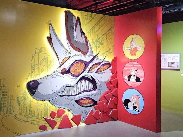 '체인소맨' 전시회, 사진=웨이즈비