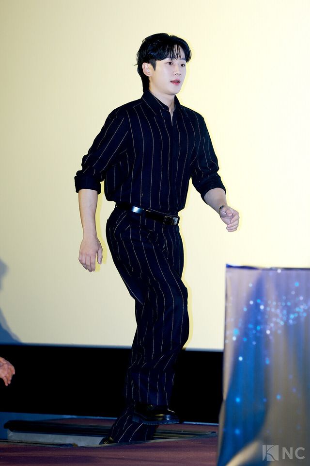 배우 정해인이 29일 오전 11시 서울 영등포구 CGV여의도에서 진행된 제46회 청룡영화상 핸드프린팅 행사에 참석했다. 사진=김규빈 기자