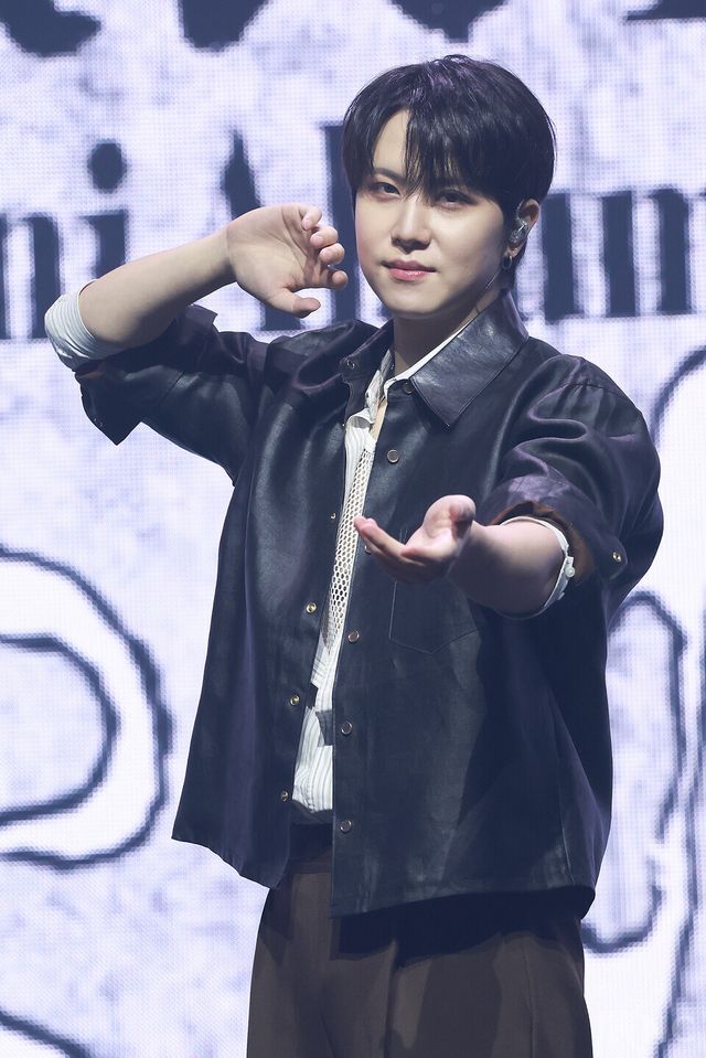 그룹 위아이(WEi) 김동한이 29일 오후 2시 서울 광진구 예스24라이브홀에서 진행된 미니 8집 ‘원더랜드(Wonderland)’ 발매 기념 쇼케이스에 참석했다. 사진=김규빈 기자