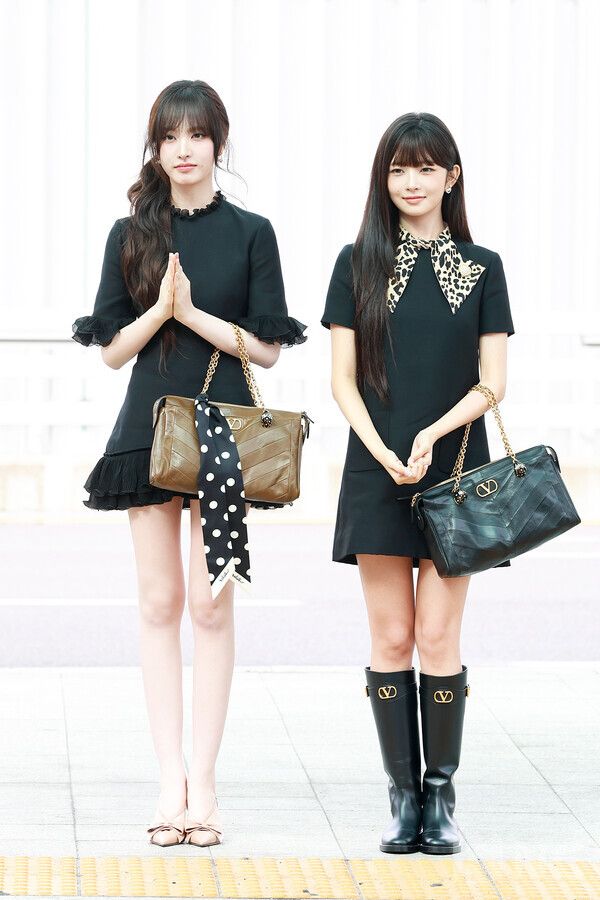 그룹 아이브(IVE) 리즈, 레이. 사진=김규빈 기자