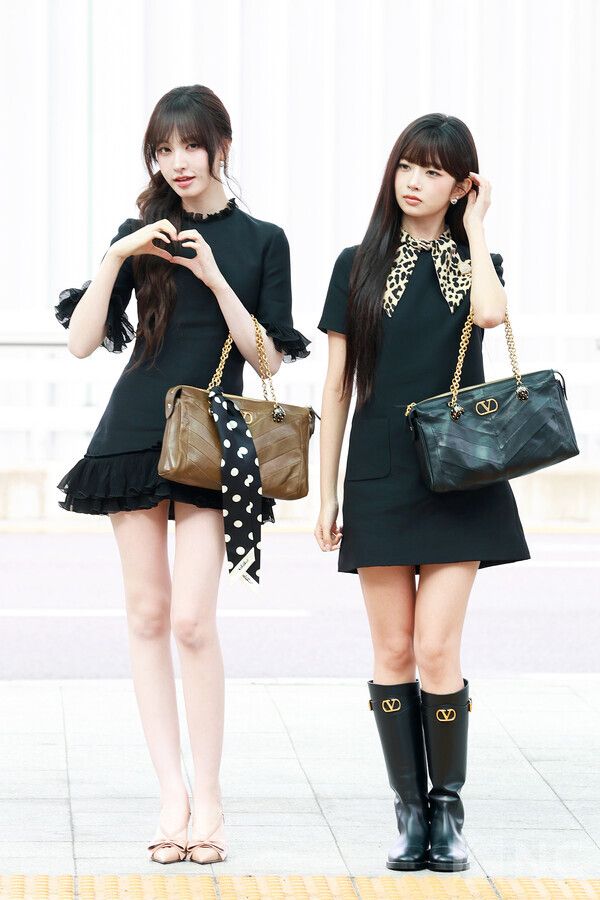 그룹 아이브(IVE) 리즈, 레이. 사진=김규빈 기자