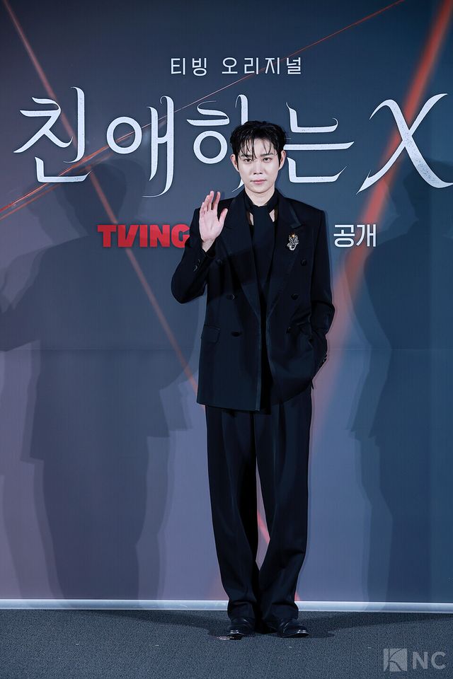 배우 김영대가 30일 오후 2시 서울 용산구 CGV&nbsp;용산아이파크몰에서 진행된 티빙 오리지널 시리즈 ‘친애하는 X’ 제작발표회에 참석했다. 사진=김규빈 기자