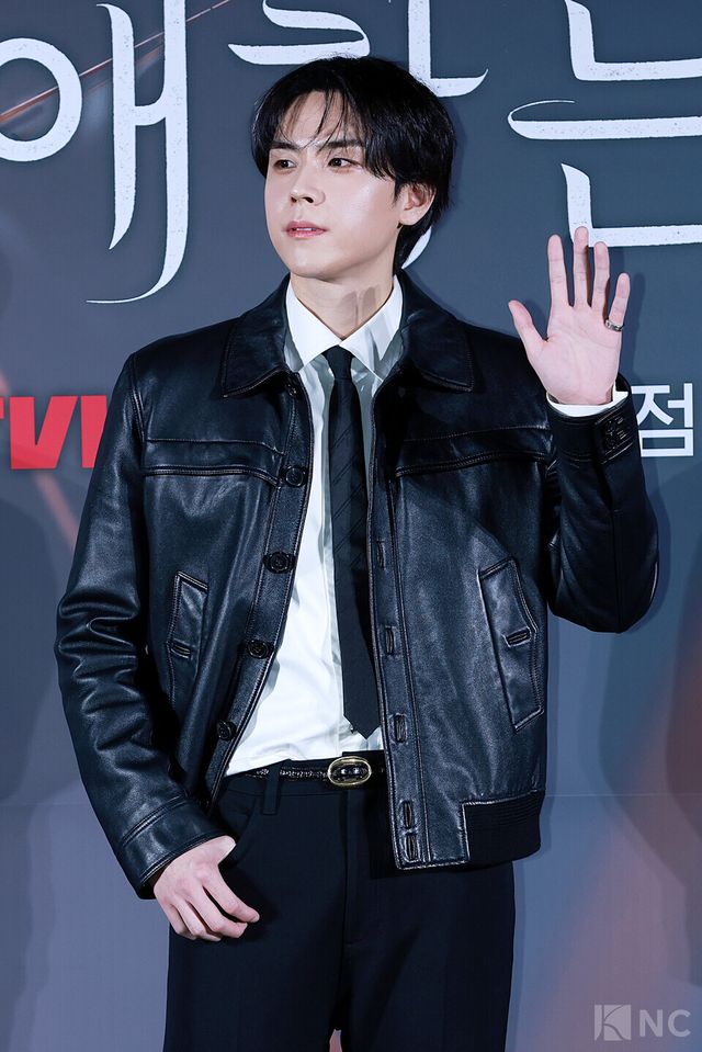 배우 김도훈이 30일 오후 2시 서울 용산구 CGV&nbsp;용산아이파크몰에서 진행된 티빙 오리지널 시리즈 ‘친애하는 X’ 제작발표회에 참석했다. 사진=김규빈 기자