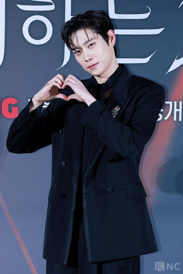 배우 김영대가 30일 오후 2시 서울 용산구 CGV&nbsp;용산아이파크몰에서 진행된 티빙 오리지널 시리즈 ‘친애하는 X’ 제작발표회에 참석했다. 사진=김규빈 기자