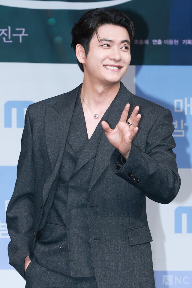 배우 강태오가 30일 오전 11시 서울 마포구 상암 MBC사옥 골든마우스홀에서 진행된 MBC 새 금토드라마 ‘이강에는 달이 흐른다’(극본 조승희/연출 이동현) 제작발표회에 참석했다. 사진=김규빈 기자