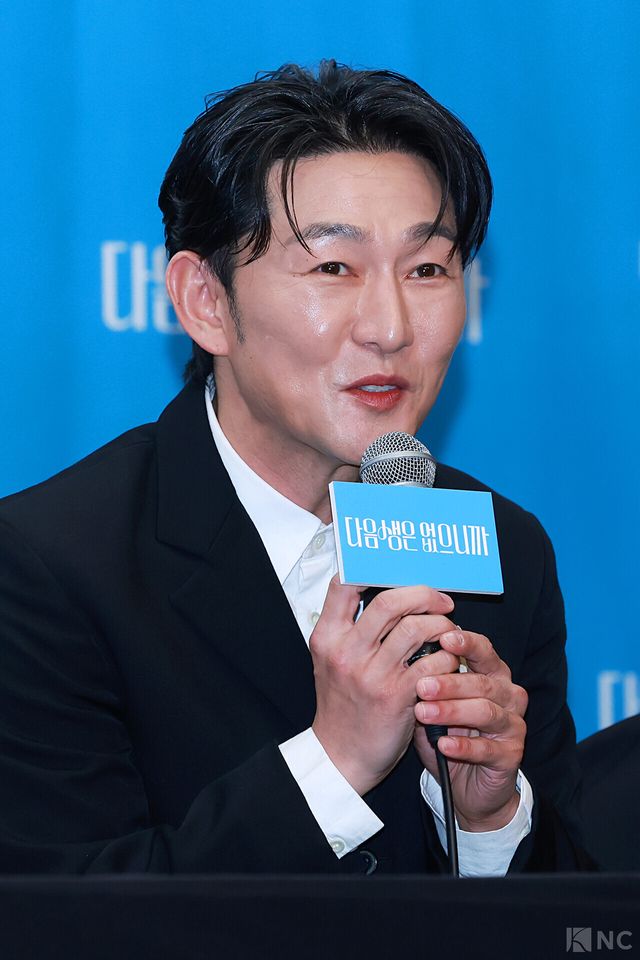 배우 허준석이 10일 오후 2시 서울 마포구 상암 스탠포드호텔 코리아에서 진행된 티비 조선 월화미니시리즈 ‘다음생은 없으니까’(극본 신이원/연출 김정민)에서 소감을 말하고 있다. 사진=김규빈 기자