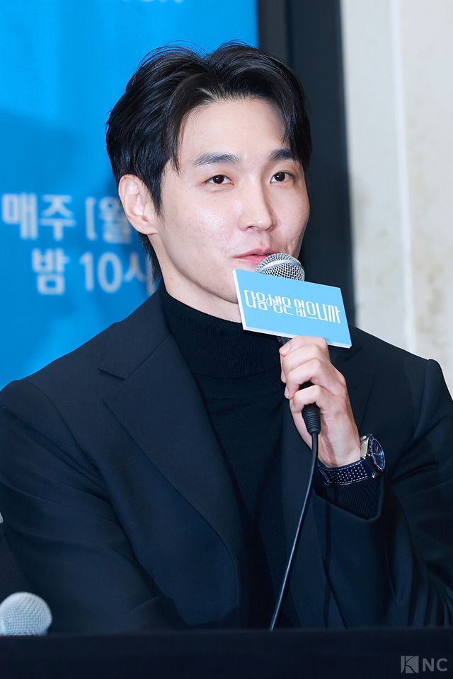 배우 장인섭이 10일 오후 2시 서울 마포구 상암 스탠포드호텔 코리아에서 진행된 티비 조선 월화미니시리즈 ‘다음생은 없으니까’(극본 신이원/연출 김정민)에서 소감을 말하고 있다. 사진=김규빈 기자