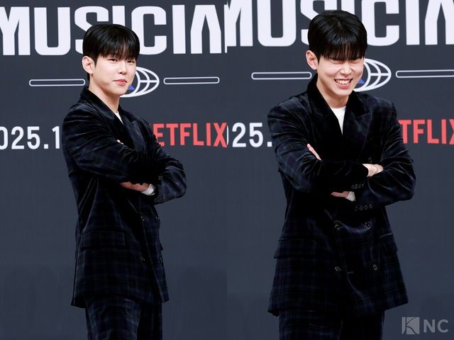 가수 폴킴이 12일 서울 양천구 SBS목동 사옥에서 진행된 SBS 신규 오디션 ‘베일드 뮤지션’ 제작발표회에서 포즈를 취하고 있다. 사진=김규빈 기자