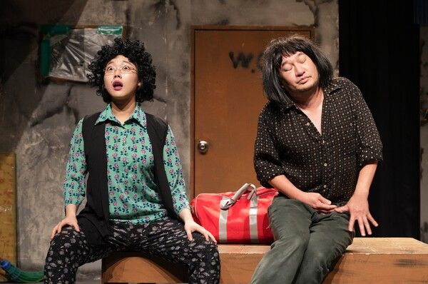 연극 '마트로시카' 공연모습. 사진=호라이즌웍스