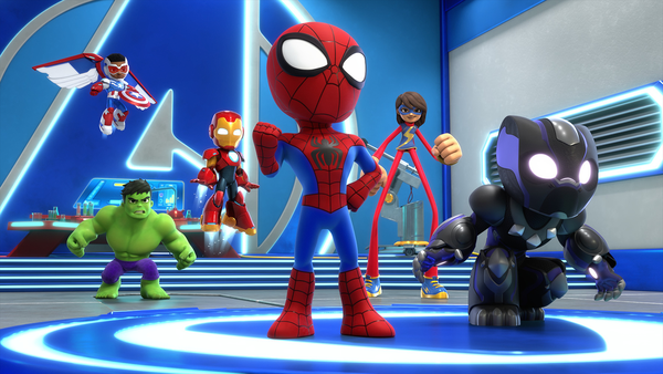 '스파이디 그리고 아이언맨: 어벤져스 출동'. 사진=디즈니+