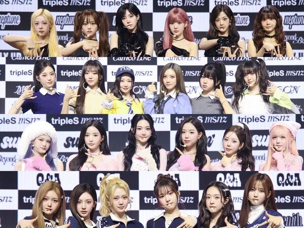 24일 서울 용산구 블루스퀘어 SOL트래블홀에서는 트리플에스 미소녀즈(msnz)의 새 앨범 'Beyond Beauty'(비욘드 뷰티) 발매기념 미디어 쇼케이스가 열렸다.&nbsp;사진=모드하우스