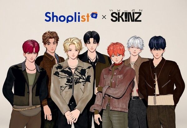 버추얼그룹 스킨즈. 사진=샵리스트, 브릿지 엔터