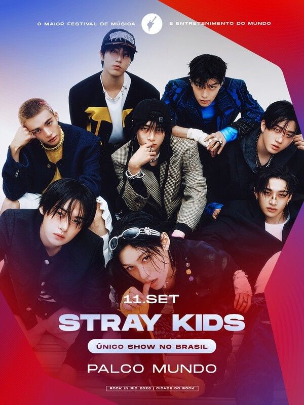 Stray Kids. Photo by Rock in Rio