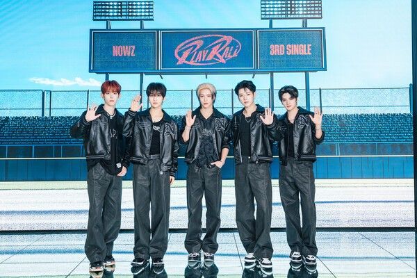 최근 보이그룹 나우즈와 싱글3집 'Play Ball' 컴백 인터뷰를 가졌다. 사진=큐브엔터테인먼트