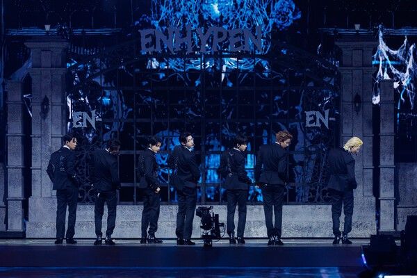 지난 28~29일 양일간 홍콩 카이탁 스타디움(Kai Tak Sports Park)에서는 CJ ENM이 주관하는 '2025 MAMA AWARDS(2025 마마 어워즈)'가 펼쳐졌다. 엔하이픈의 무대장면. 사진=CJ ENM 제공