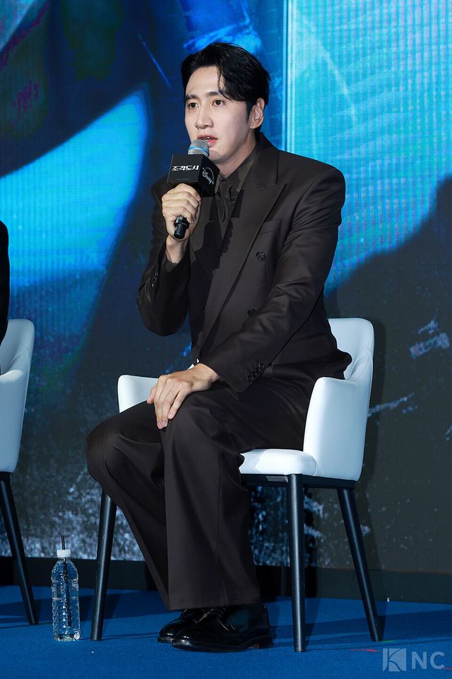 배우 이광수가 3일 오전 11시 서울 영등포구 콘래드 서울 호텔에서 진행된 디즈니+ 오리지널 시리즈 '조각도시’(각본 오상호/연출 박신우) 제작발표회에 참석했다. 사진=김규빈 기자