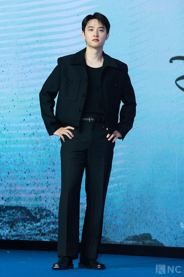 배우 도경수가 3일 오전 11시 서울 영등포구 콘래드 서울 호텔에서 진행된 디즈니+ 오리지널 시리즈 '조각도시'(각본 오상호/연출 박신우) 제작발표회에 참석했다. 사진=김규빈 기자