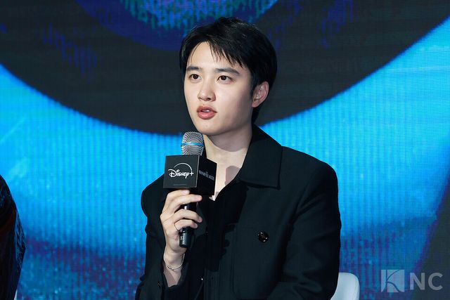 배우 도경수가 3일 오전 11시 서울 영등포구 콘래드 서울 호텔에서 진행된 디즈니+ 오리지널 시리즈 '조각도시'(각본 오상호/연출 박신우) 제작발표회에 참석했다. 사진=김규빈 기자