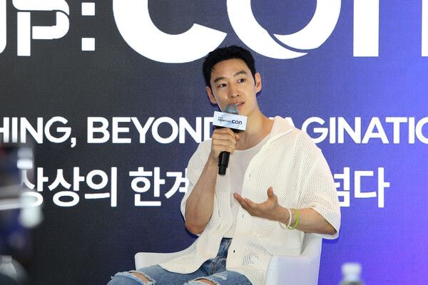 배우 이제훈은 최근 한국콘텐츠진흥원 주최 '2025 스타트업콘'(Startup:CON)' 토크쇼를 통해 배우이자 기업 대표, 투자자로서의 관점들을 이야기했다. 사진=한국콘텐츠진흥원