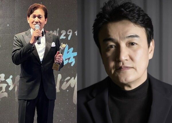 안성기-박중훈. 사진=아티스트컴퍼니, SNS