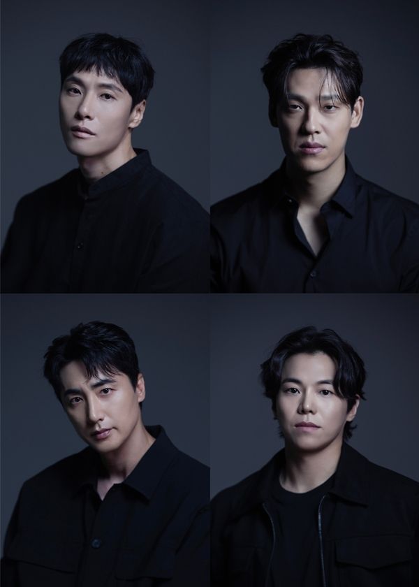 연극 '타지마할의 근위병' 프로필. 김동원, 최재림, 이승주, 박은석. 사진=해븐프로덕션