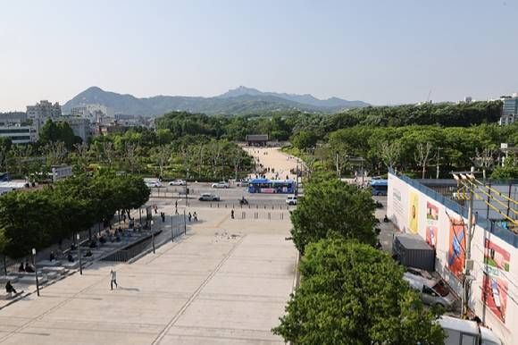 세운상가에서 본 종묘 모습.사진=연합뉴스