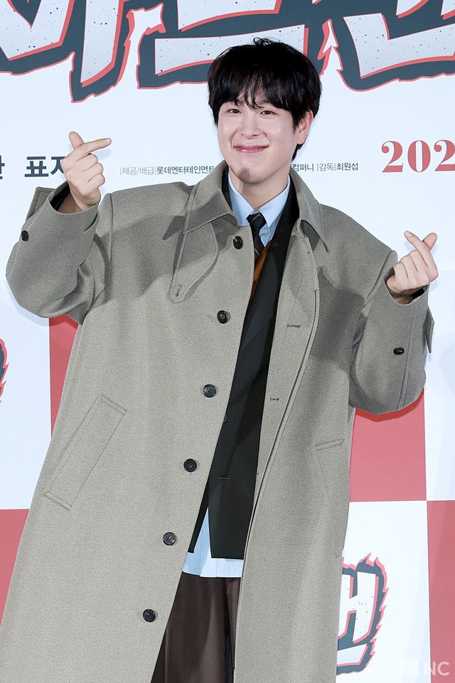 가수 겸 배우 표지훈이 11일 오전 서울 광진구 롯데시네마 건대입구에서 진행된 영화 ‘하트맨’(감독 최원섭) 제작보고회에서 포즈를 취하고 있다. 사진=김규빈 기자