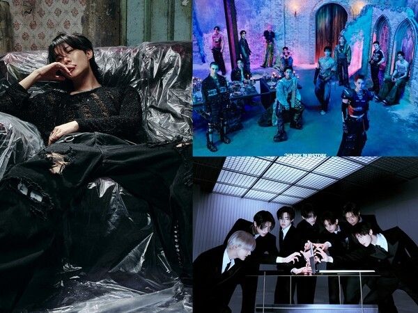 제이홉, 세븐틴, 엔하이픈. 사진=빅히트뮤직, 플레디스엔터, 빌리프랩