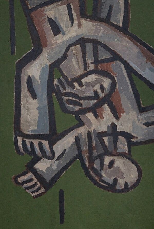 떨어지는 사람들 ㅣ, 130.3 x 193.9cm, Acrylic on Canvas, 2025