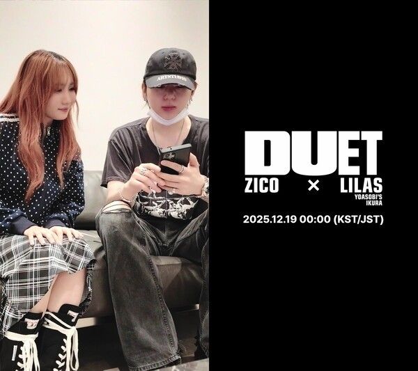 ZICO x Lilas duet work footage. Photo by KOZ Entertainment.
