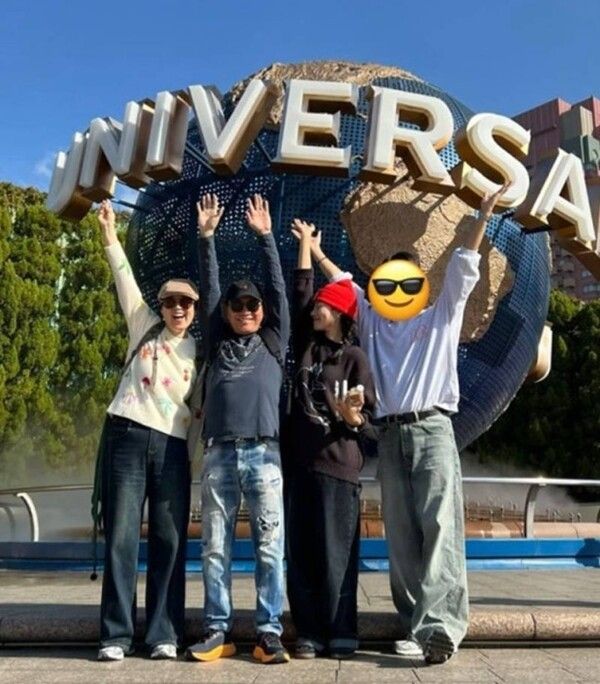 박미선이 공개한 가족 여행 근황. 사진=박미선 SNS