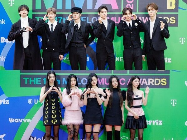 라이즈, 아일릿. 사진=2025 멜론뮤직어워드