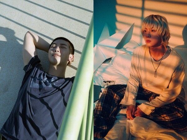 BTS RM and Jin. Photo by BigHit Music.