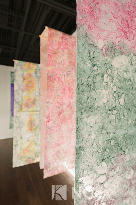 안치용 한지장 전시 전경=포스코미술관 제공