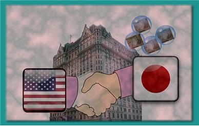 미국과 일본은 플라자호텔에서 환율합의를 했다. 일본의 기나긴 불황의 시작점이었다.&nbsp;