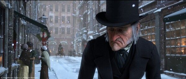 영화 '크리스마스 캐럴' 속 스크루지. 사진=네이버 영화