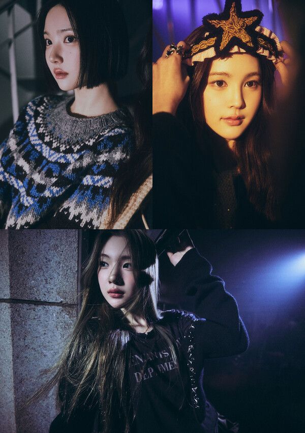 하츠투하츠 첫 싱글 _The Chase_ 지우, 에이나, 주은 개인 티저 이미지. 사진=SM엔터